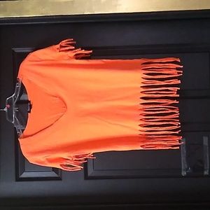 Rouge Collection fringed tshirt